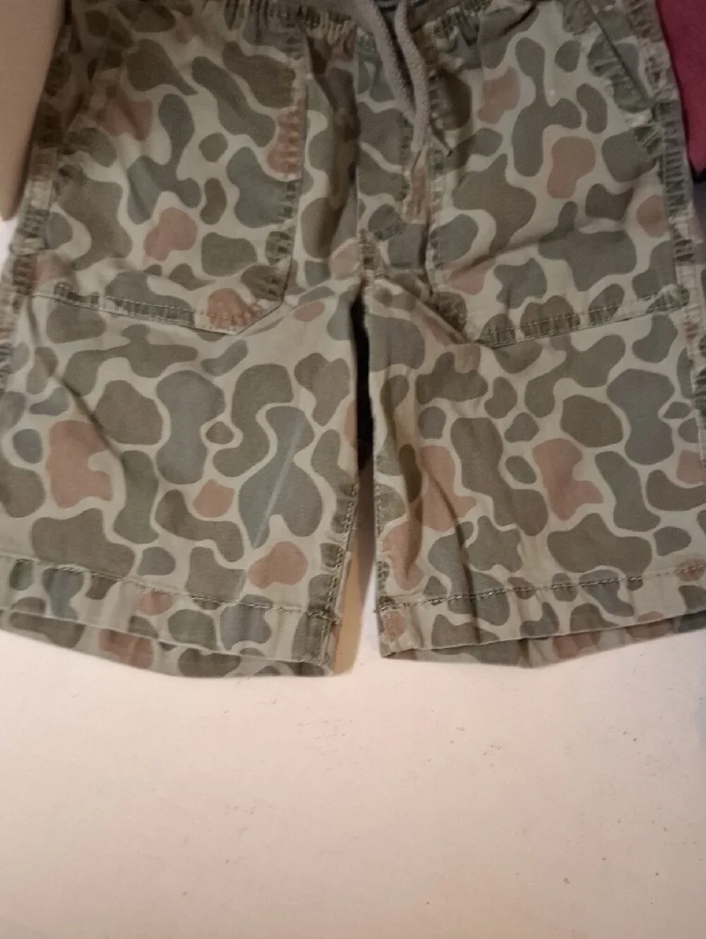 OshKosh B'gosh Boys Camouflage Cargo Shorts - Green/Brown